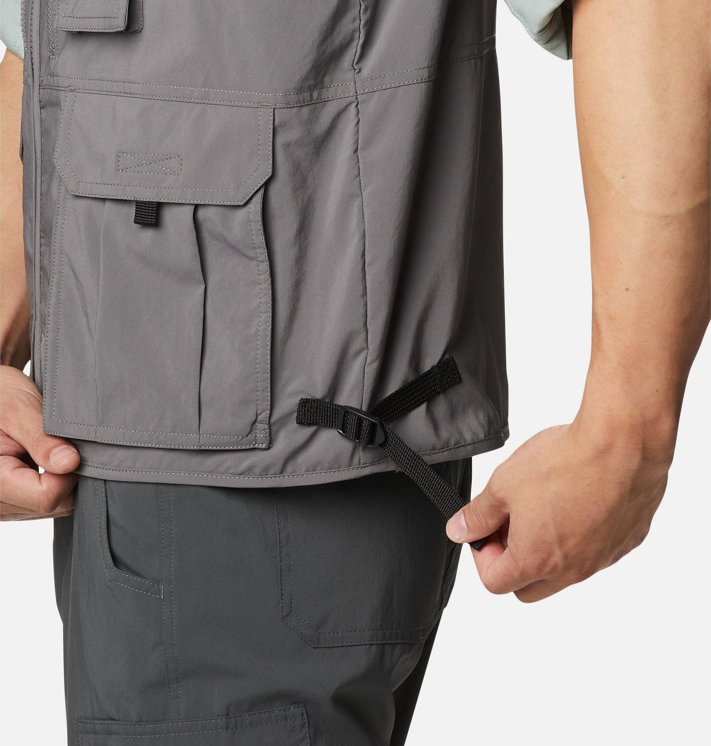 Columbia silver ridge utility vest grey