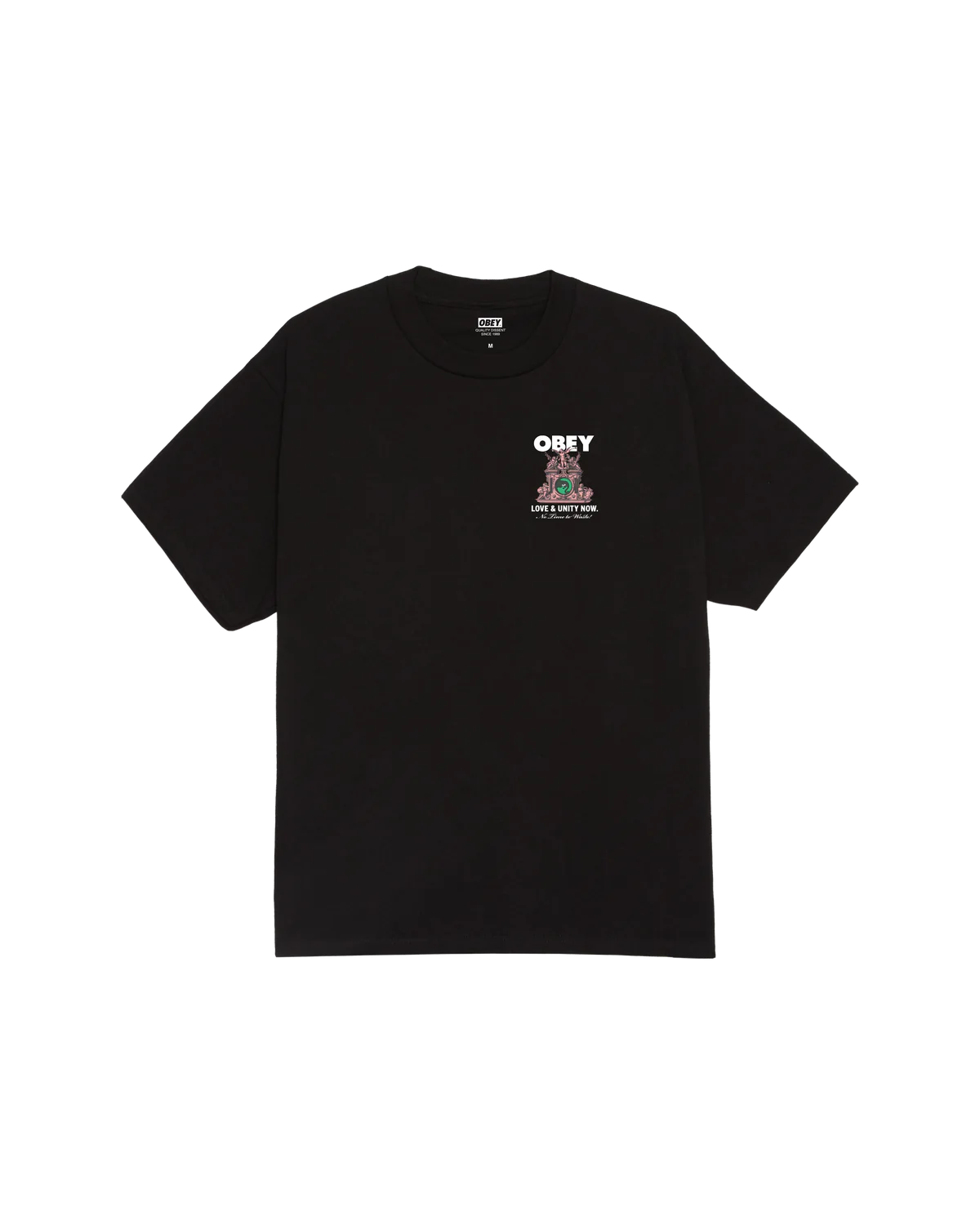 OBEY LOVE & UNITY NOW T-SHIRT BLACK