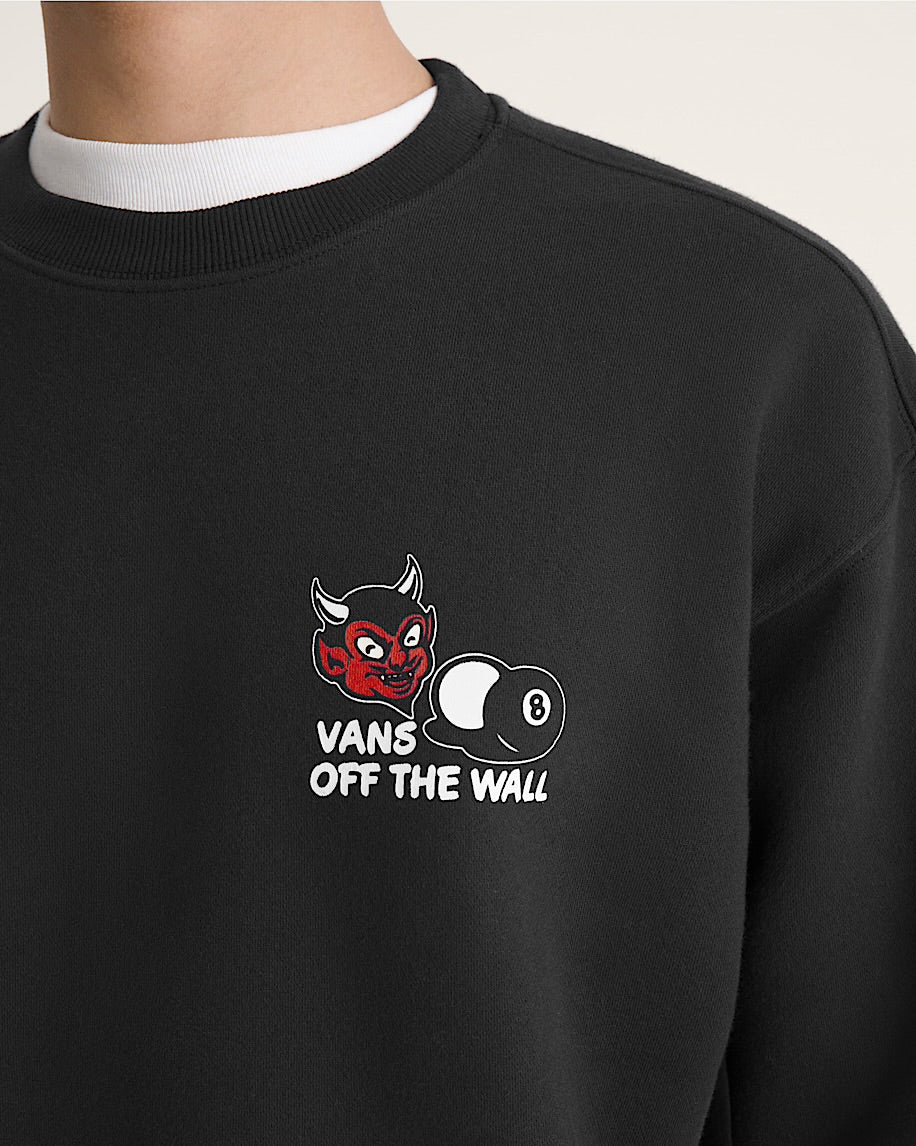 Vans old scratch crew black