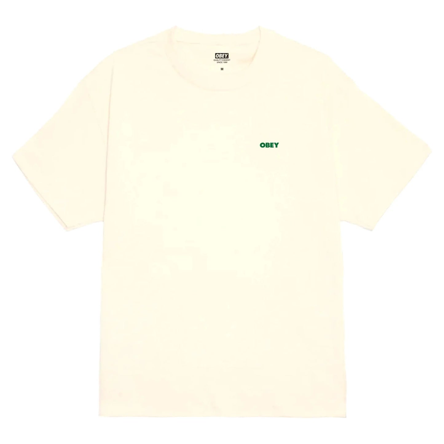 OBEY KNOWLEDGE IS POWER CREAM Tee