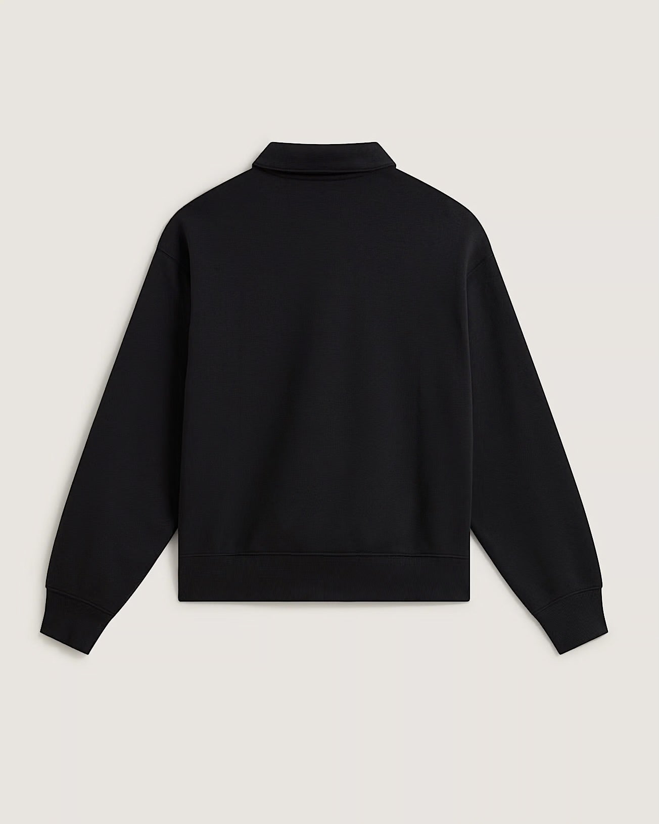 Polo fleece pull black