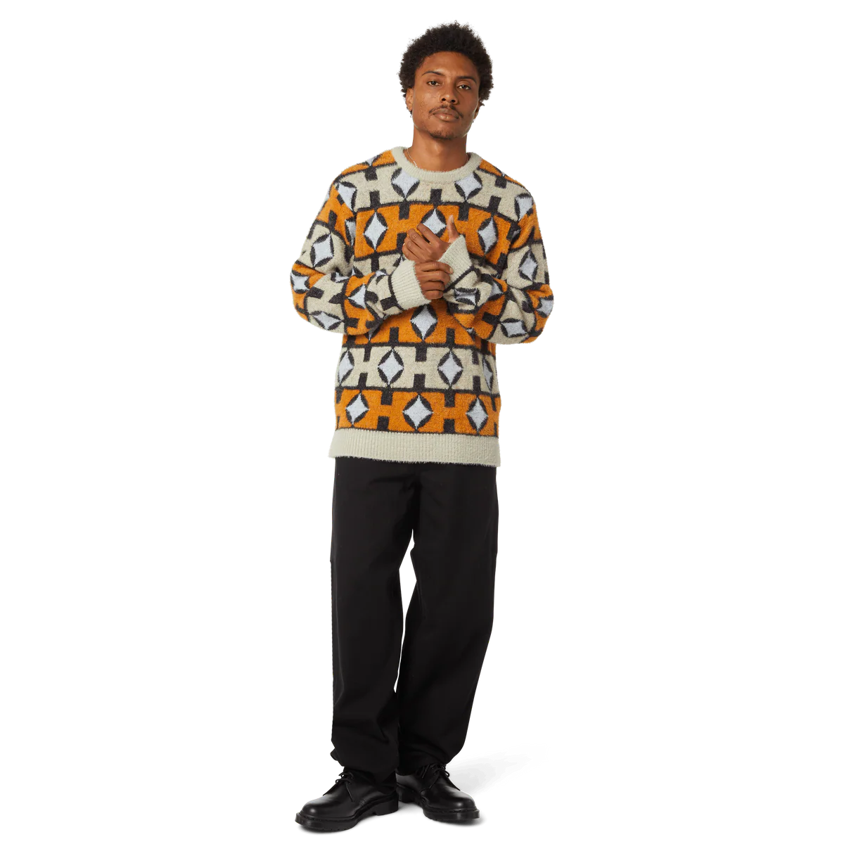 HUF space age crewneck sweater