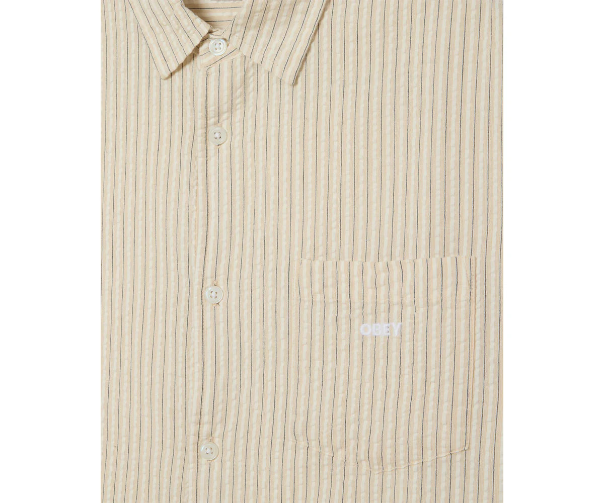 OBEY alan woven unbleached shirt