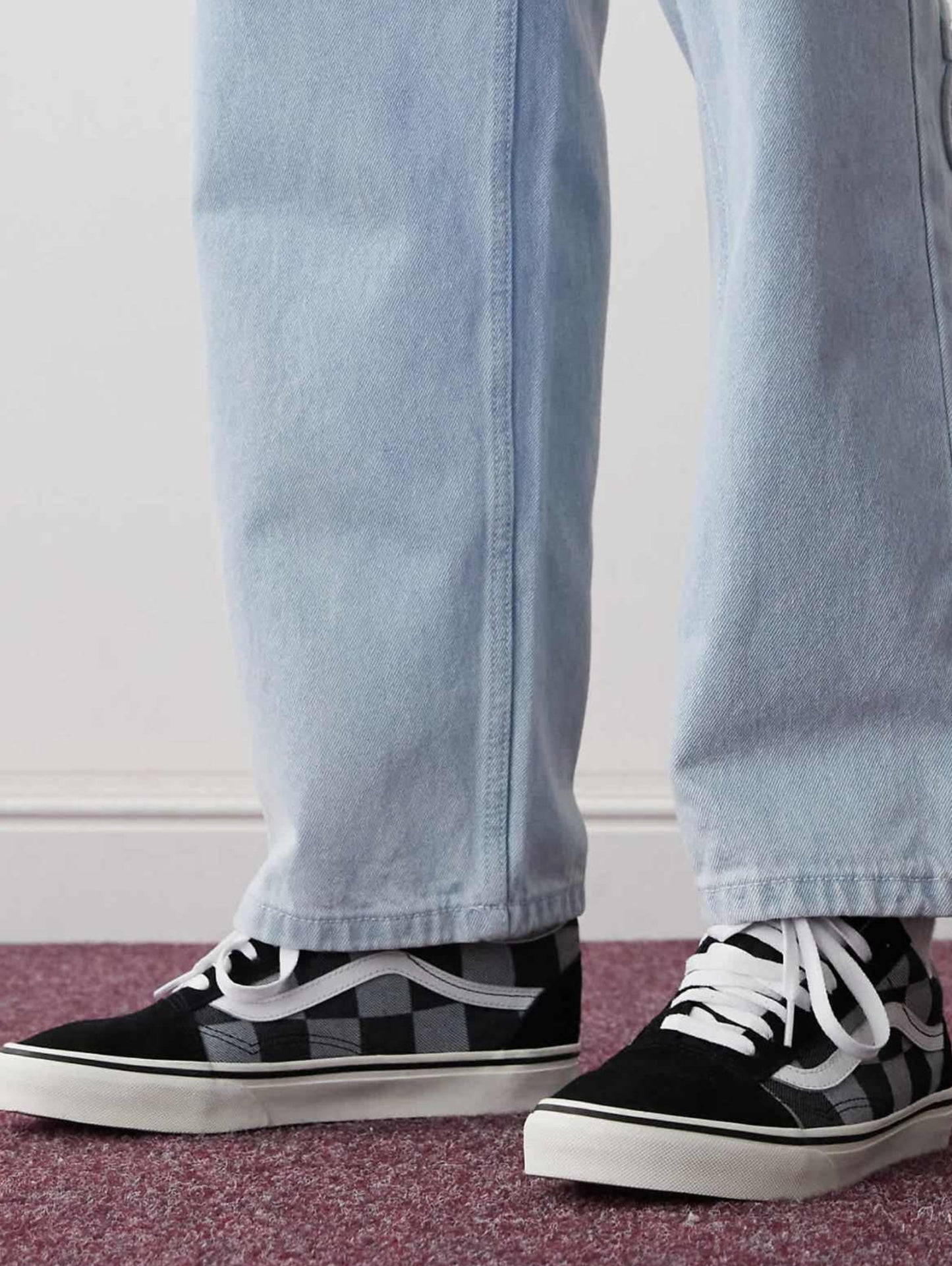 VANS MONO CHECKBOARD BLACK