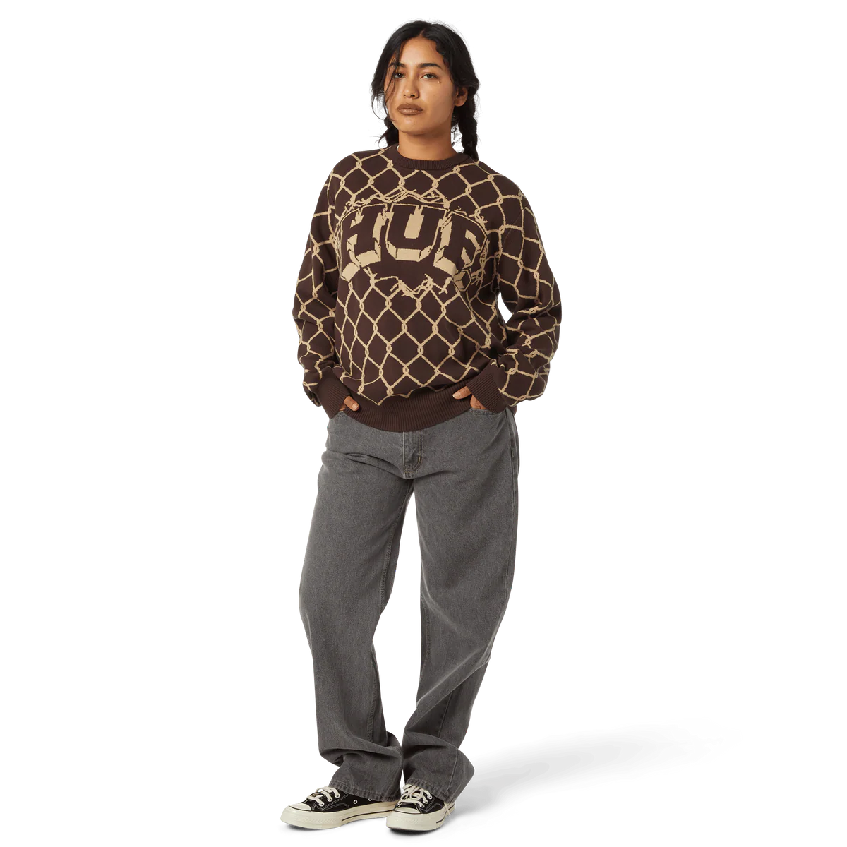 HUF BREAKTHROUGH CREWNECK SWEATER