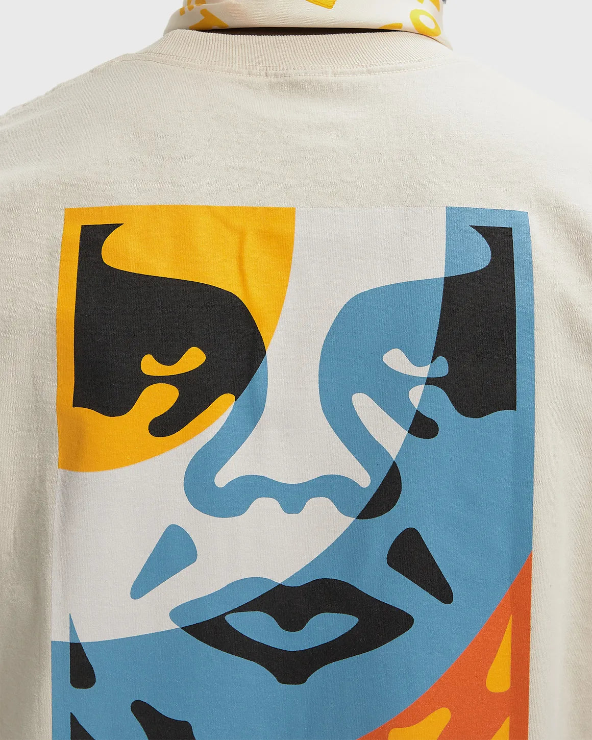 OBEY visual design tee cream