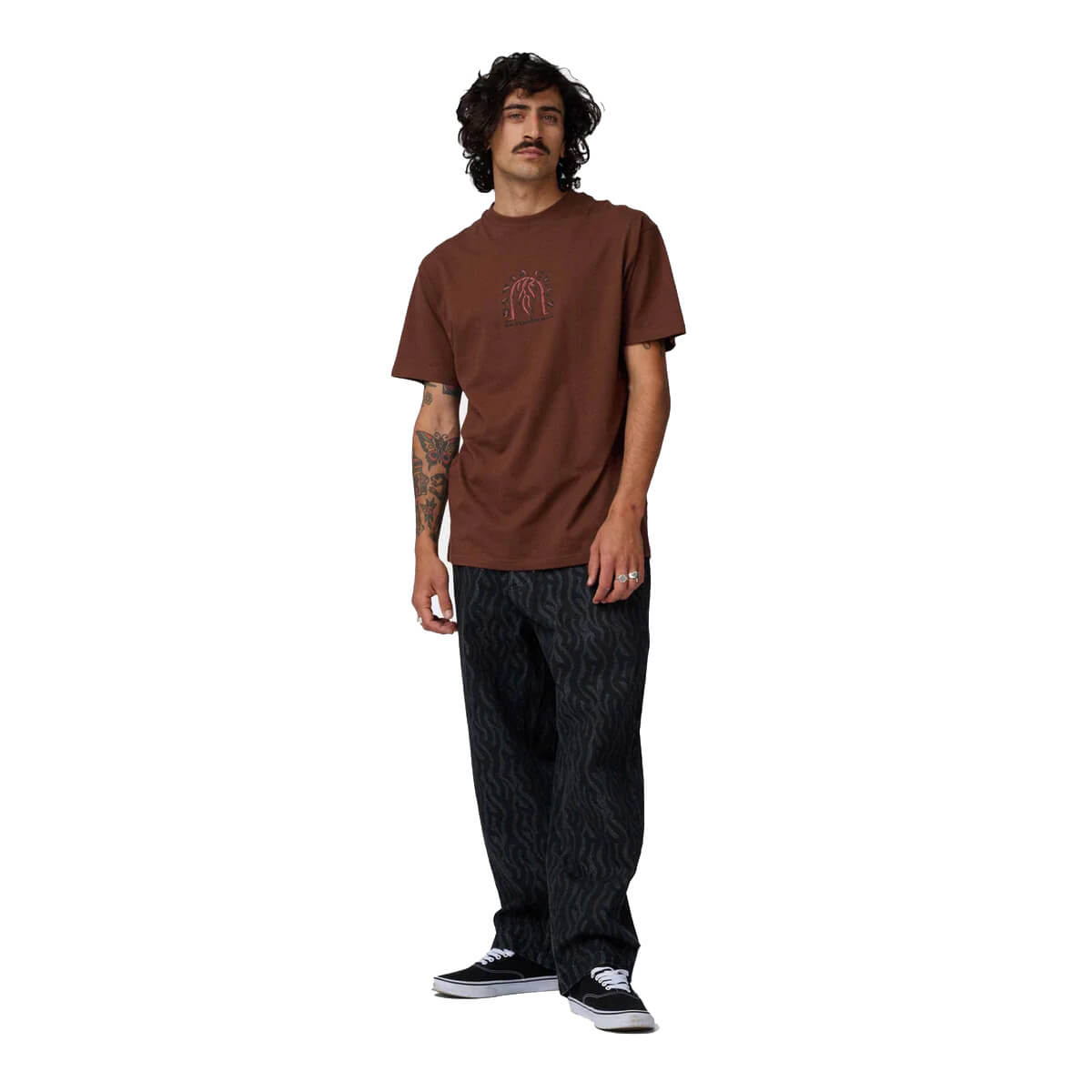 santa cruz dressen tribal arch front t-shirt coffee