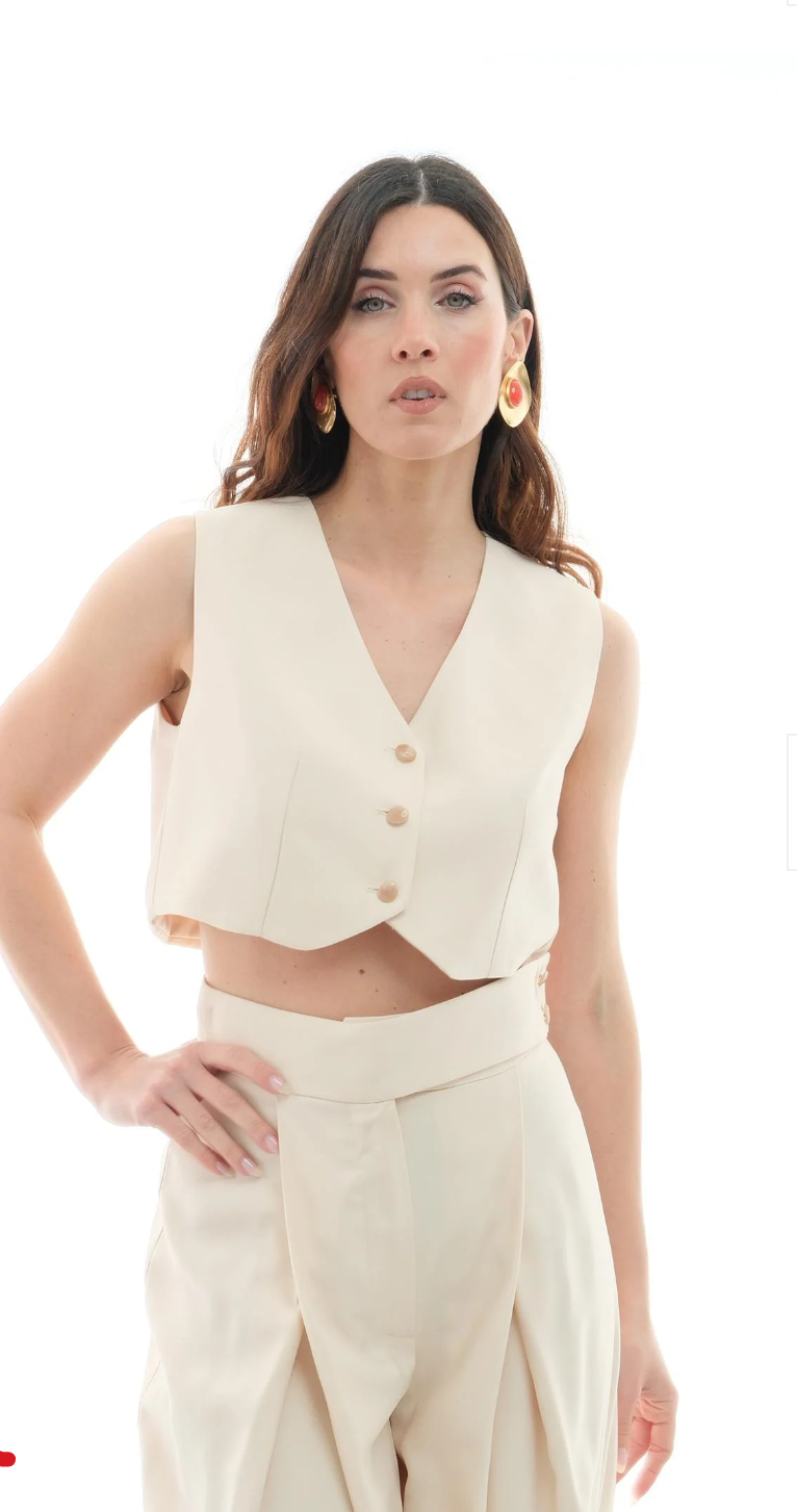 BOHEMIAN VI GILET CROP