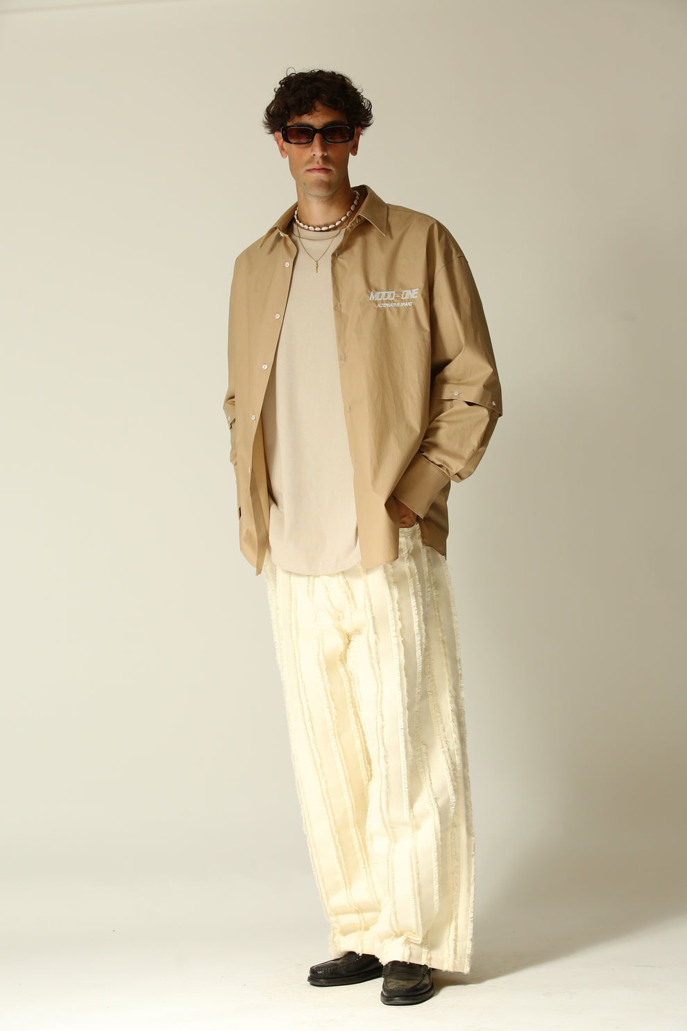 Mood-one Camicia con ricamo