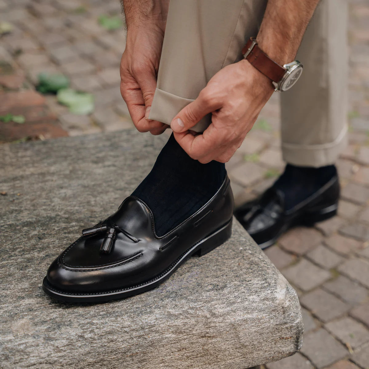 MOCASSINO CON NAPPINE