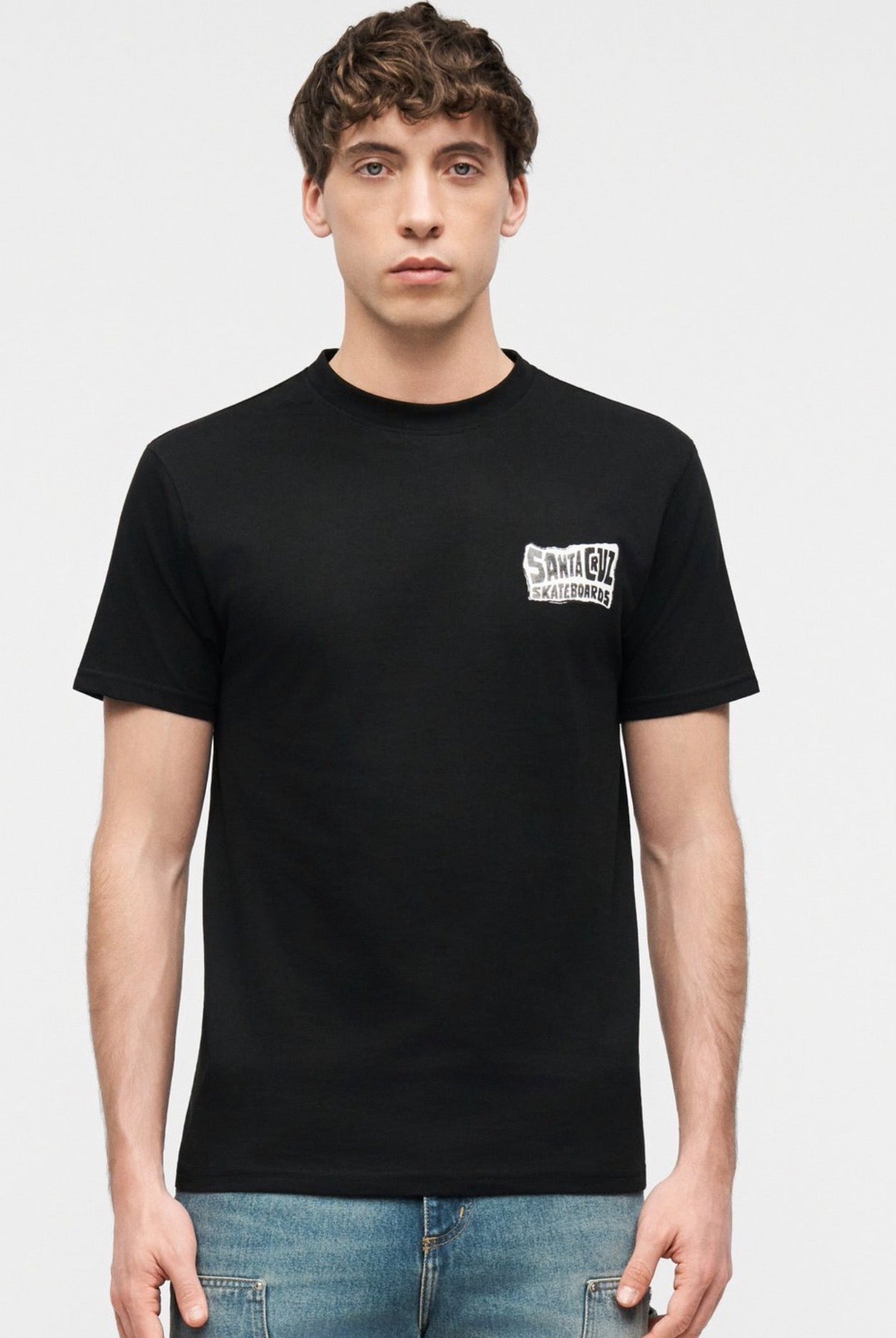 Santa Cruz collage hand t-shirt