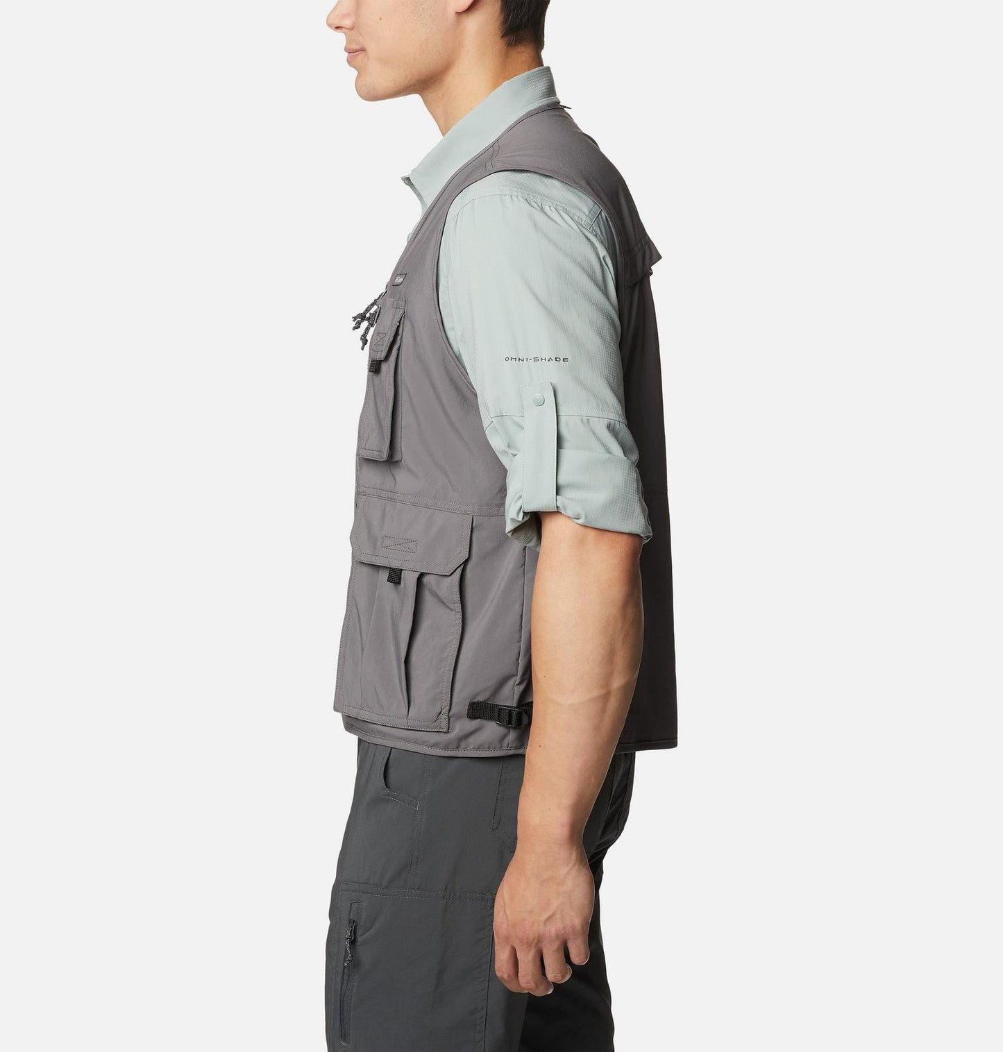 Columbia silver ridge utility vest grey