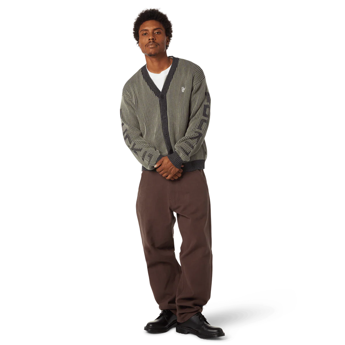 HUF repeater cardigan black