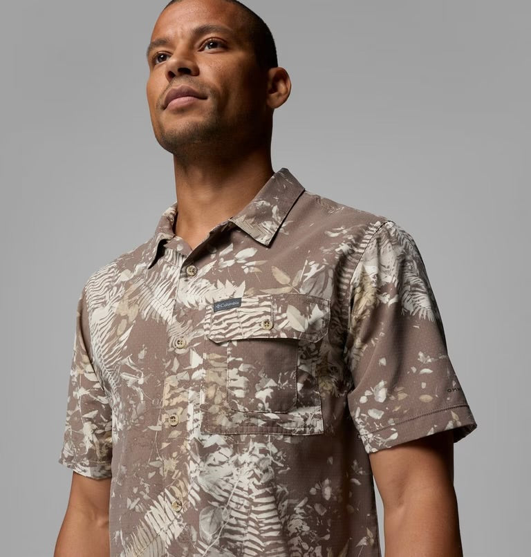 Columbia tech trail utility printed woven ss