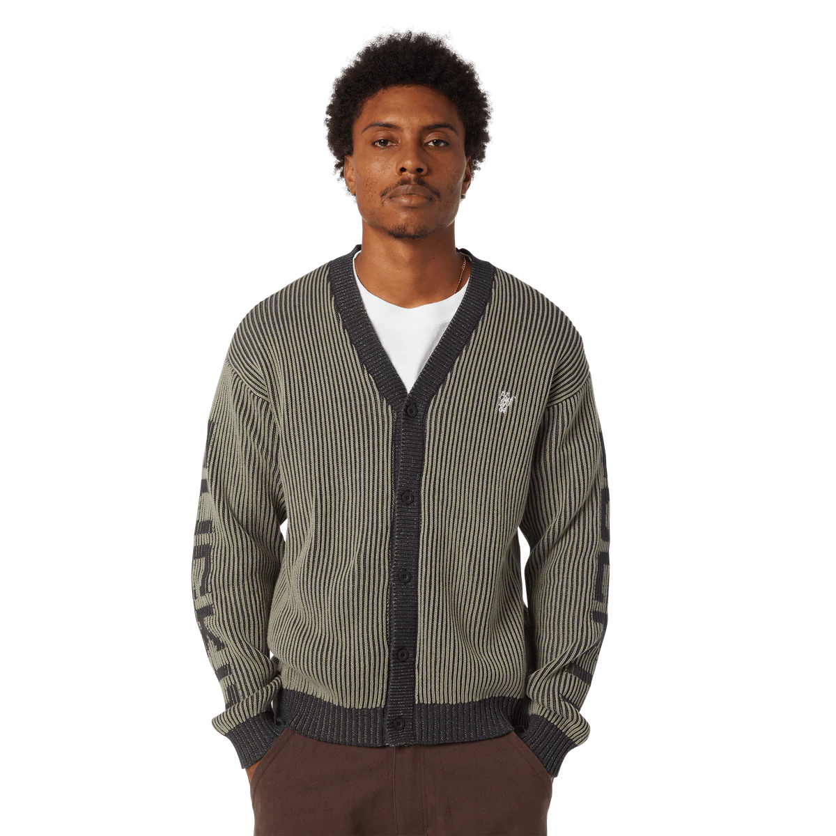 HUF repeater cardigan black