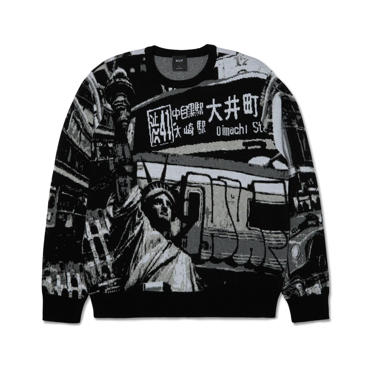 HUF WORLDWIDE COMMUTER SWEATER