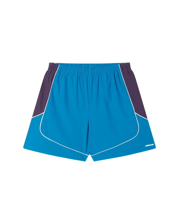 OBEY paper short mykonos blue