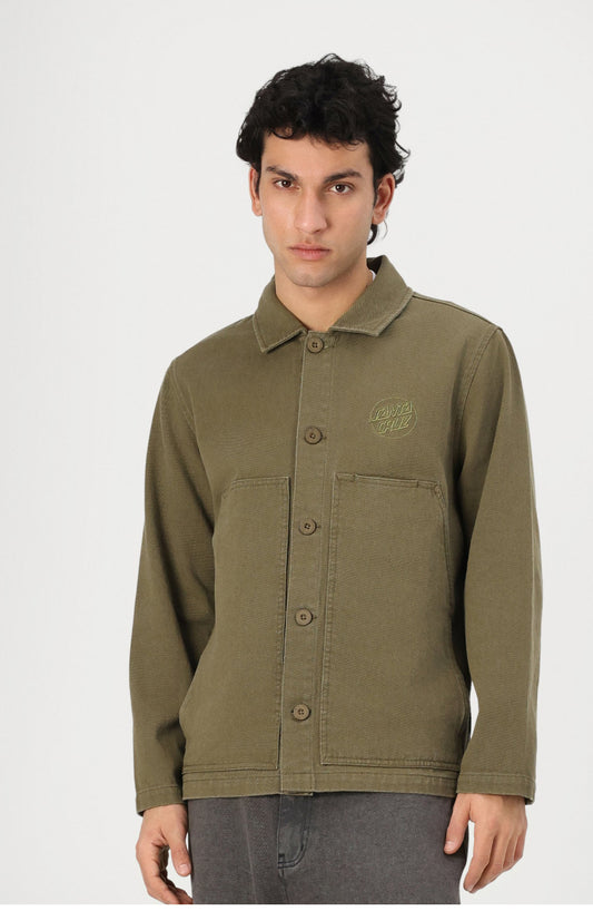 Santa Cruz opus dot workwear jacket green