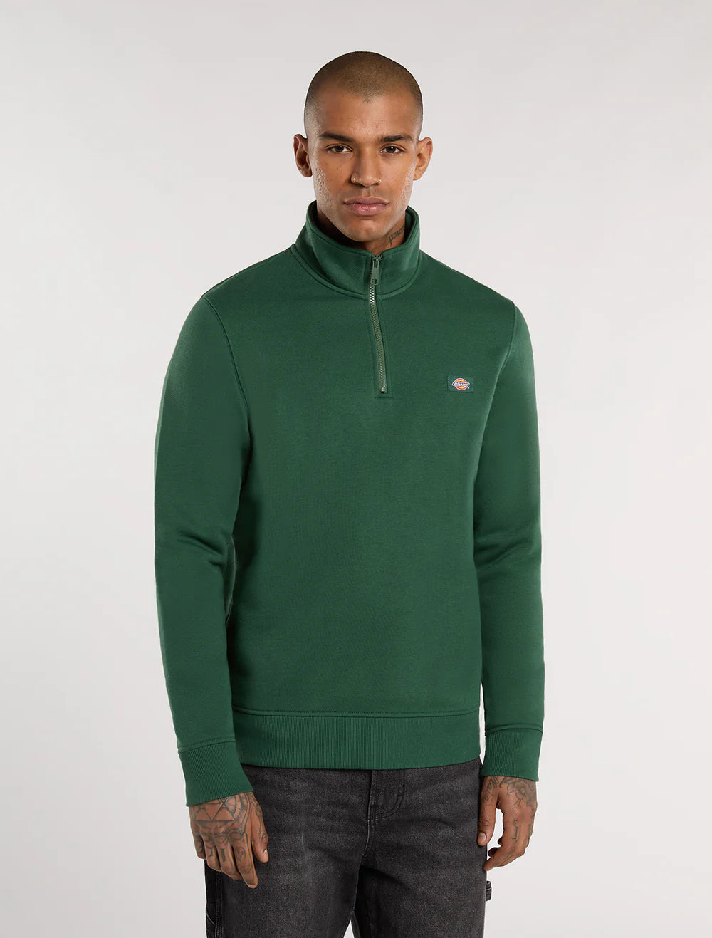 Dickies felpa Oakport zip green