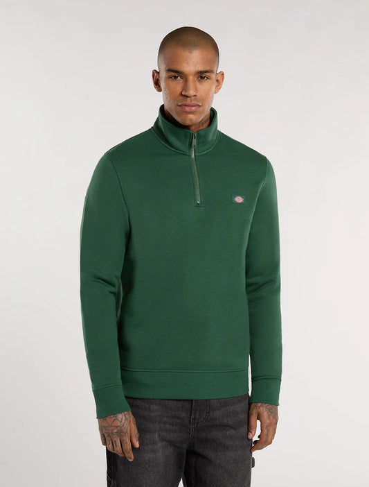 Dickies felpa Oakport zip green