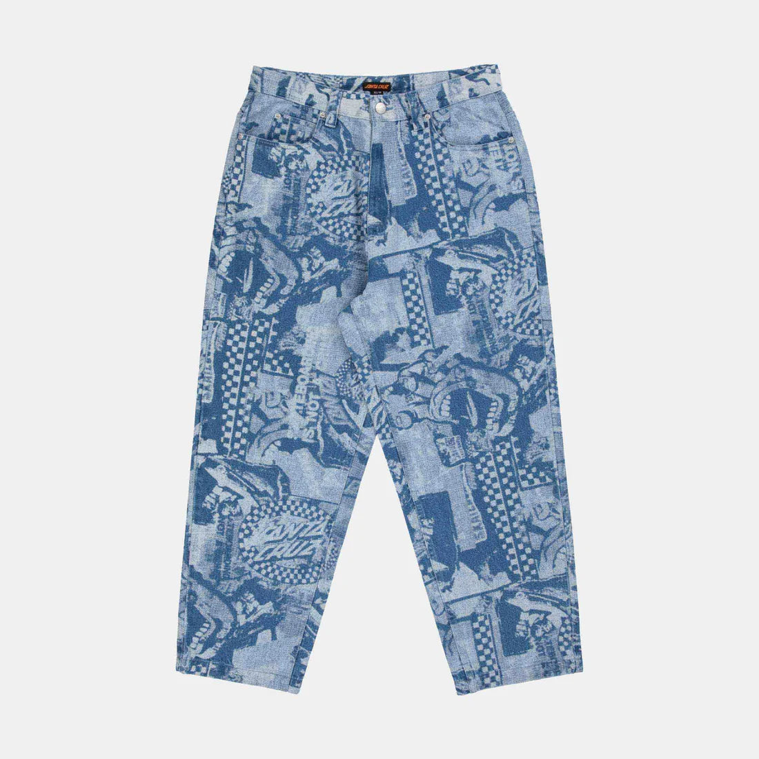 Santa Cruz big pants stonewash collage