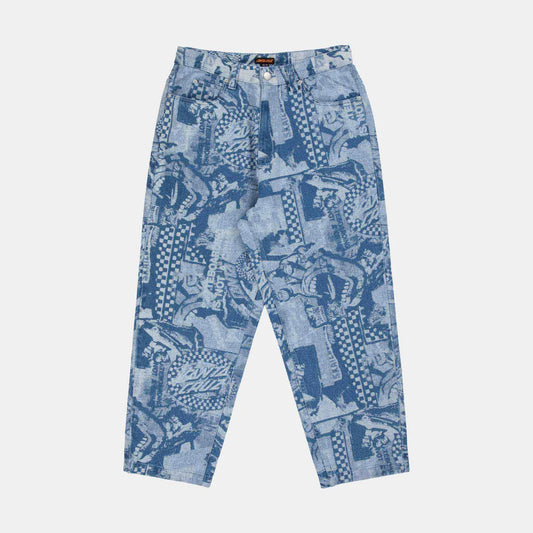 Santa Cruz big pants stonewash collage