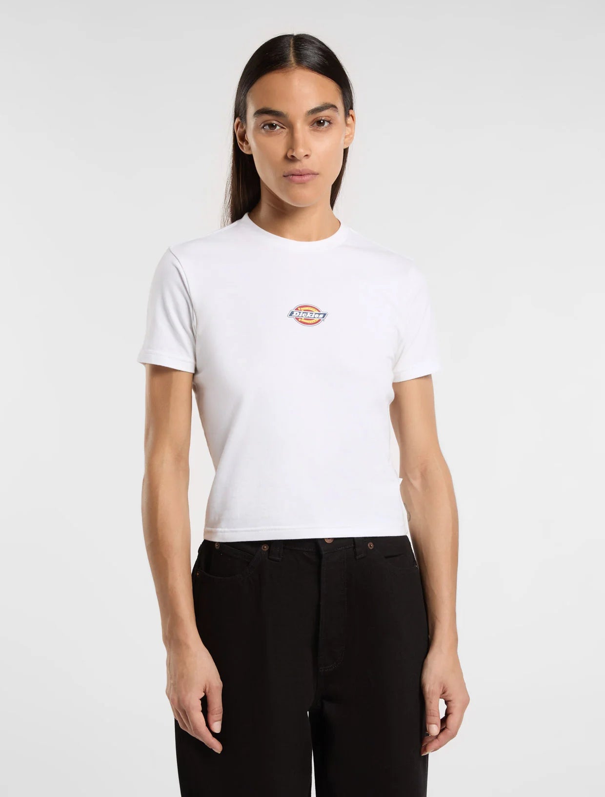 dickies maple valley reg tee white