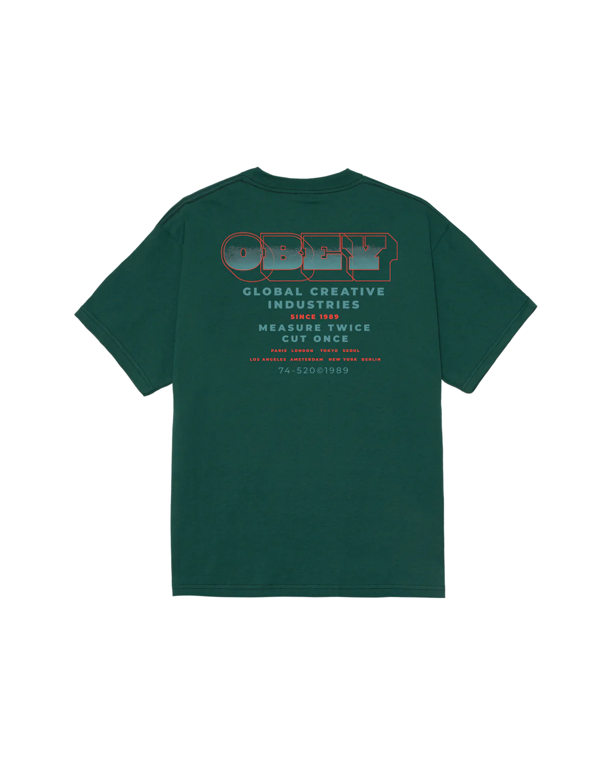 Obey measure twice t-shirt