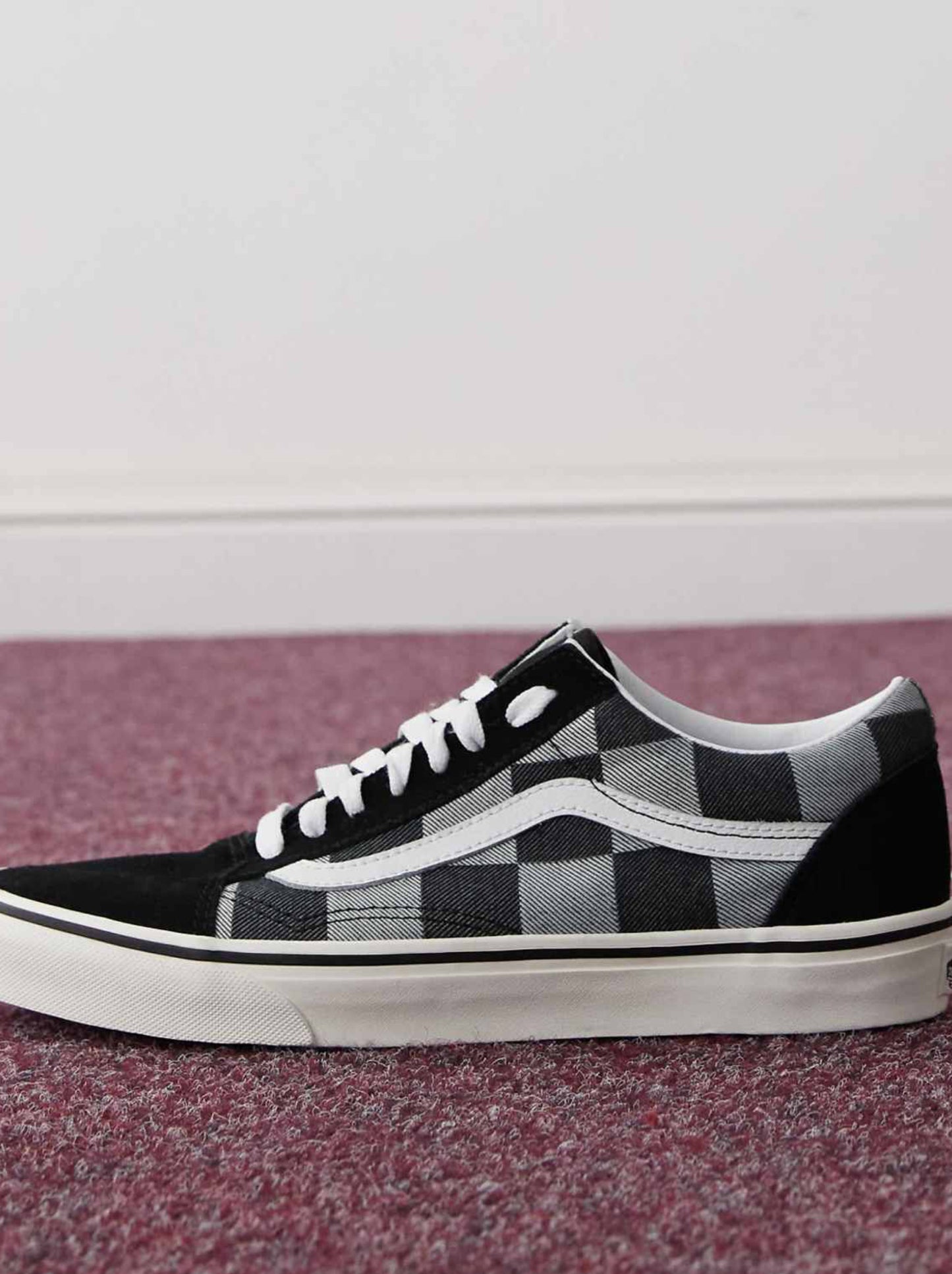 VANS MONO CHECKBOARD BLACK