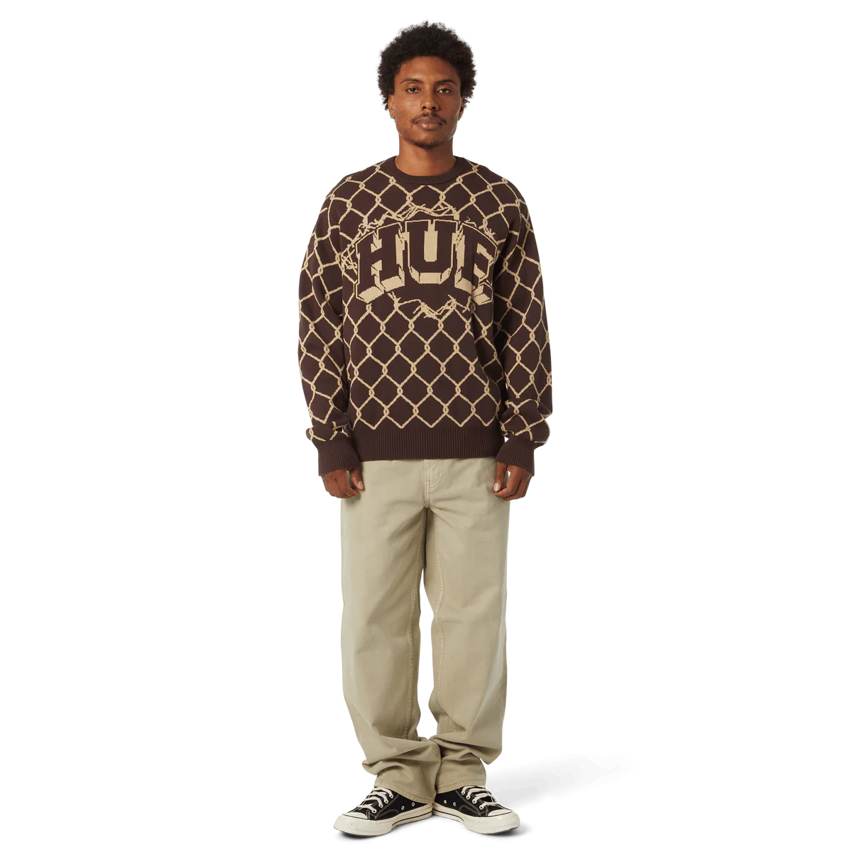HUF BREAKTHROUGH CREWNECK SWEATER