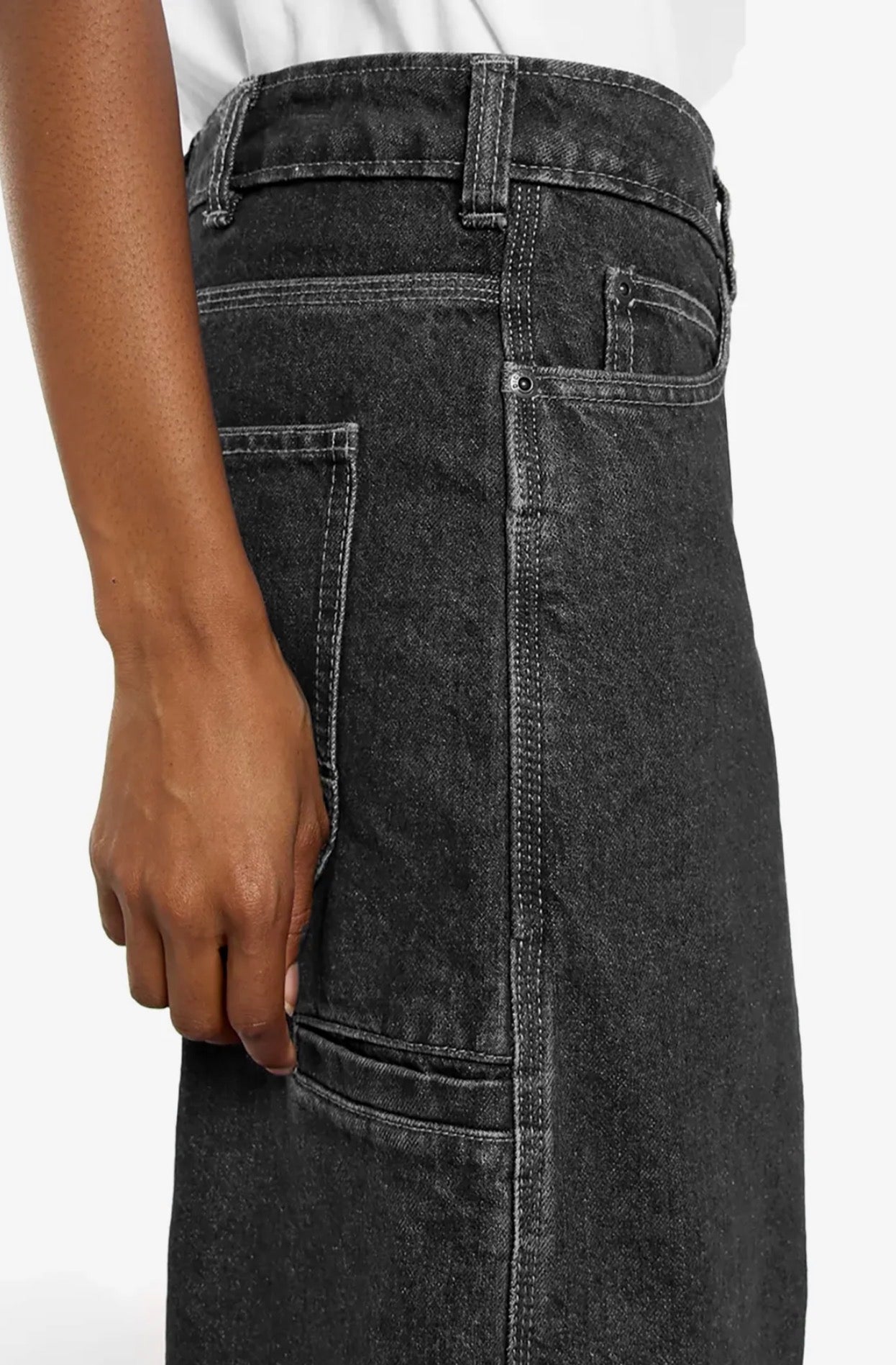 Dickies 958 baggy tapered work jeans black