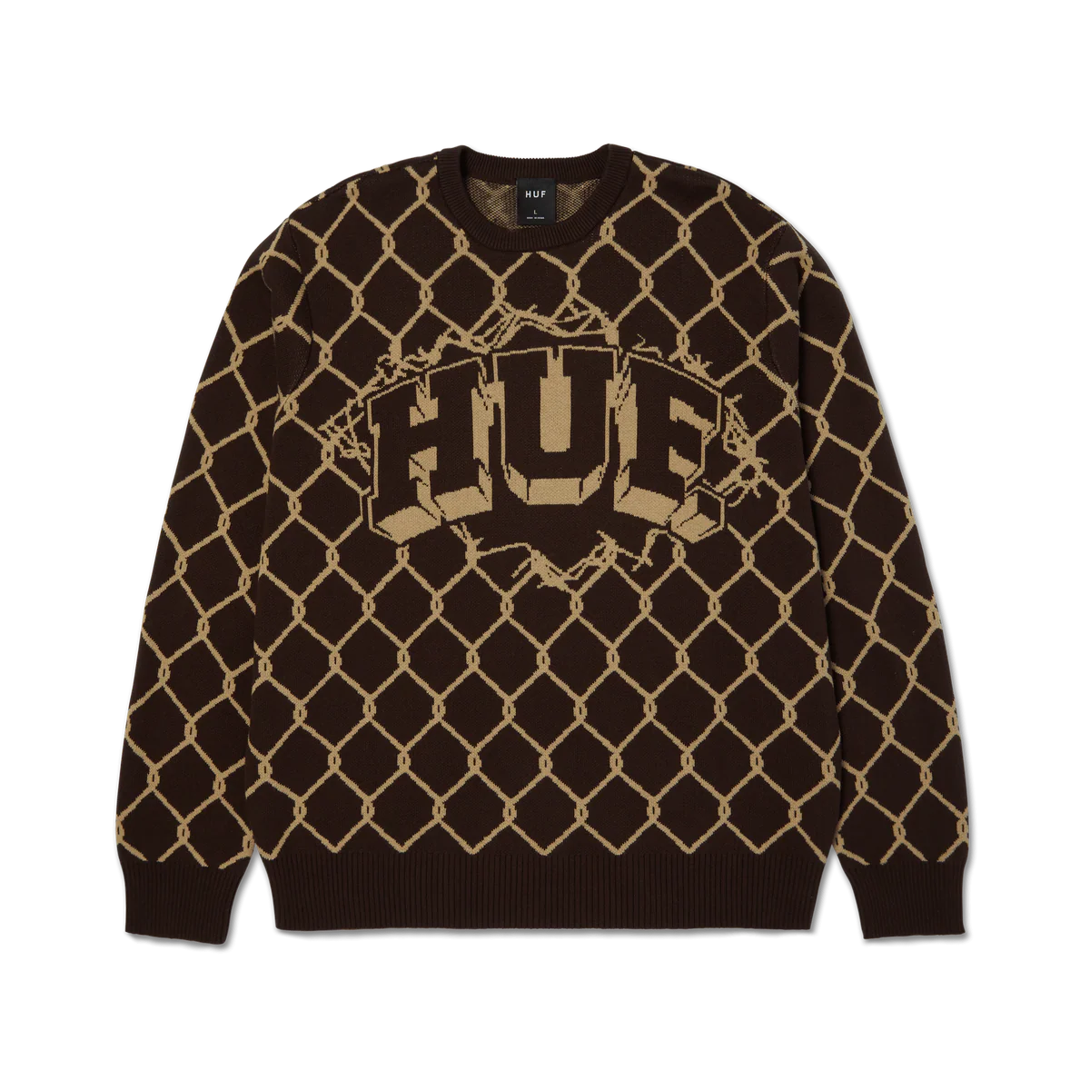 HUF BREAKTHROUGH CREWNECK SWEATER