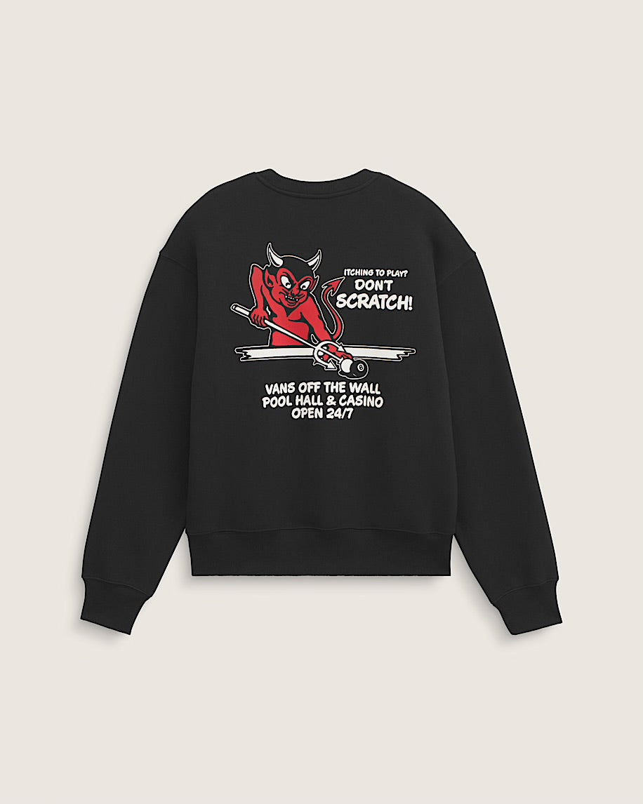 Vans old scratch crew black