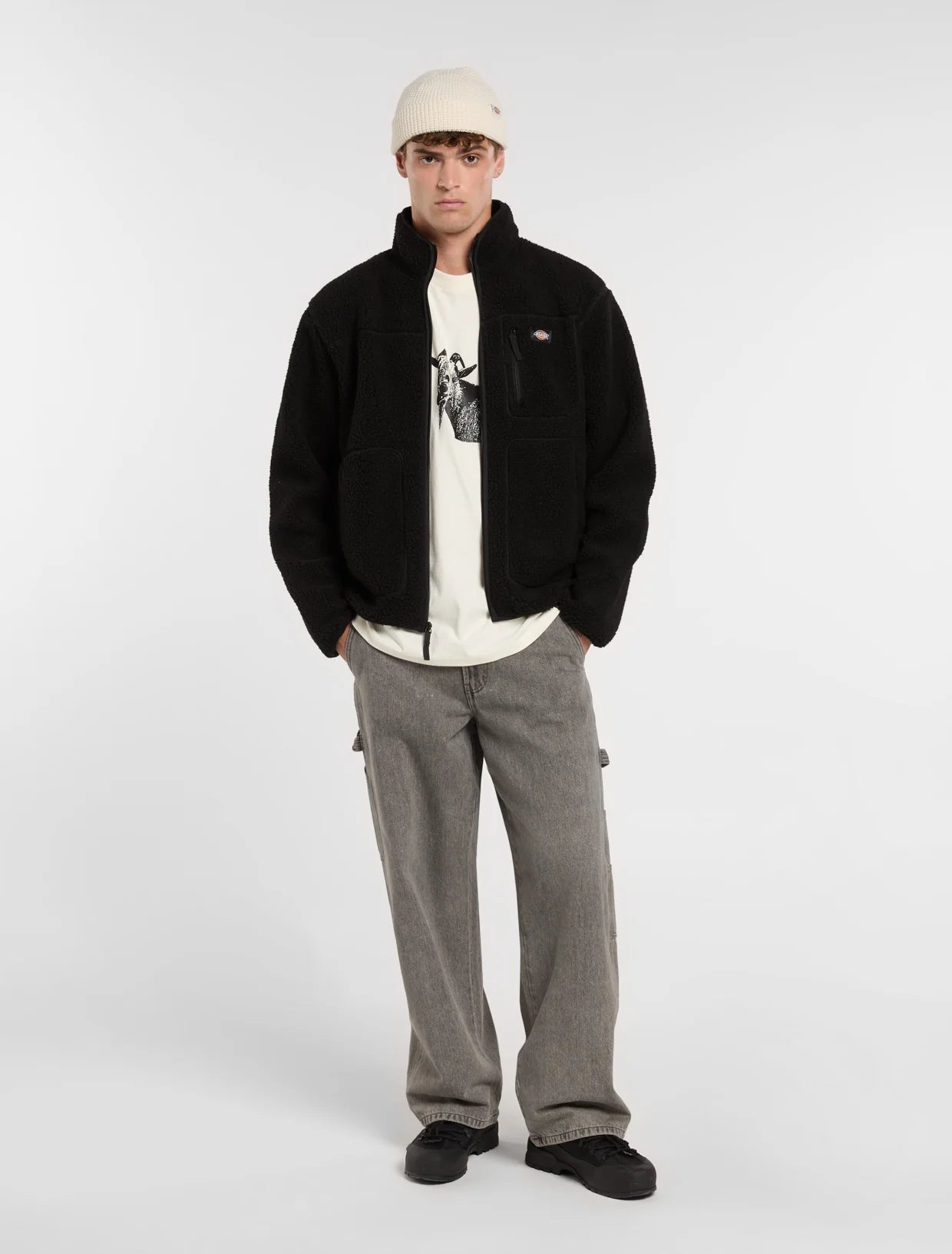 Dickies mount hope fleece black
