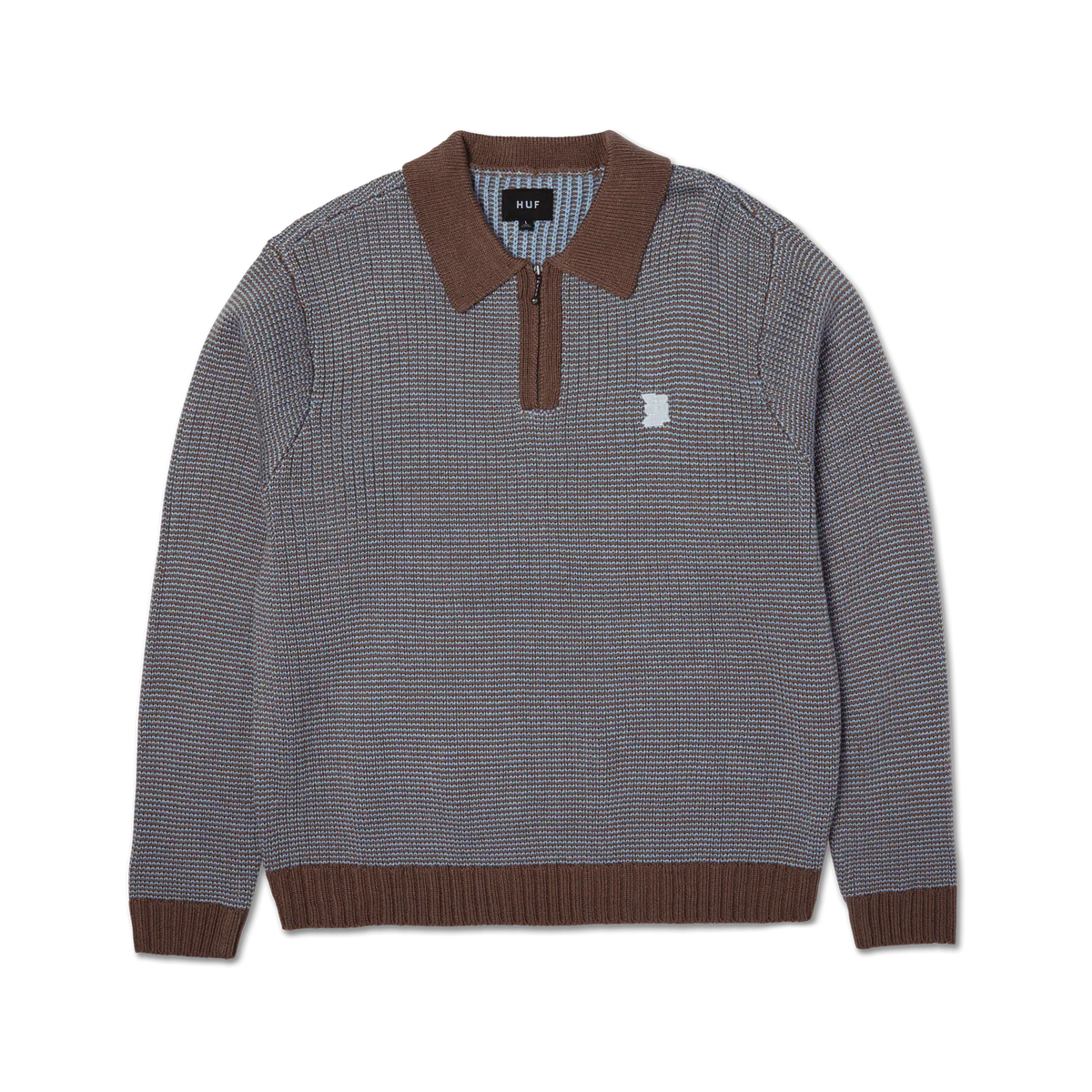 HUF MEGABLAST TWO TONE WAFFLE SWEATER