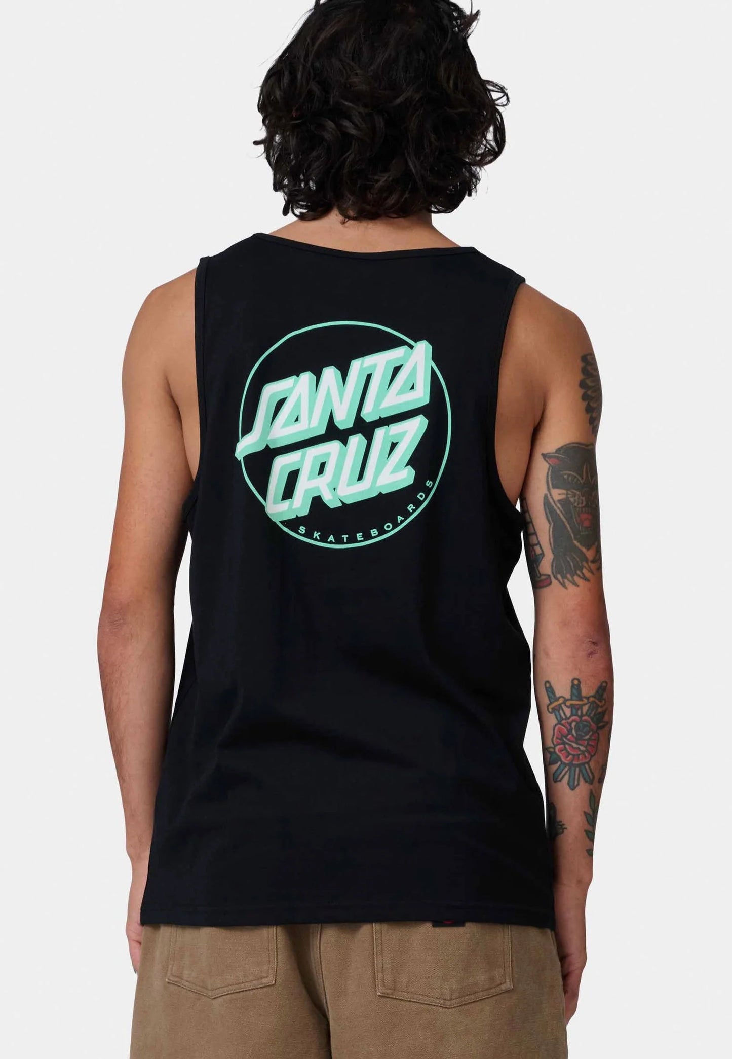 Santa Cruz partial dot vest black
