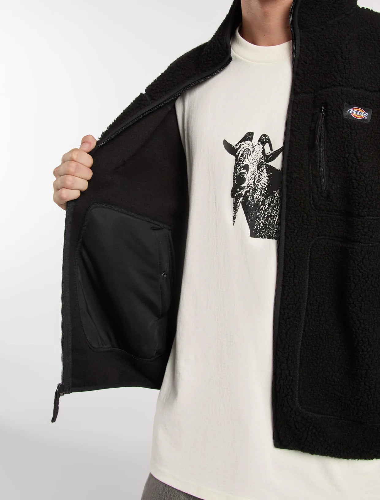 Dickies mount hope fleece black