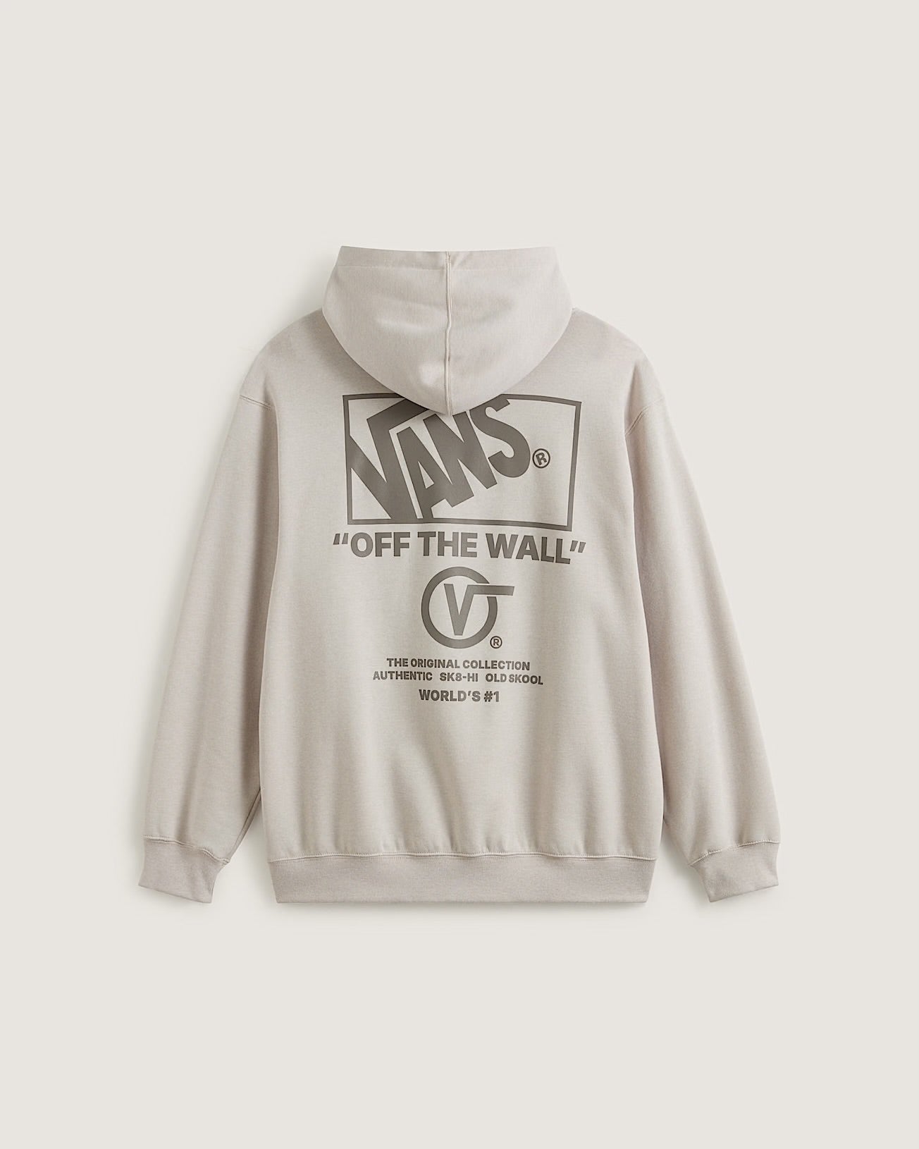 vans stockpile pullover hoodie beige