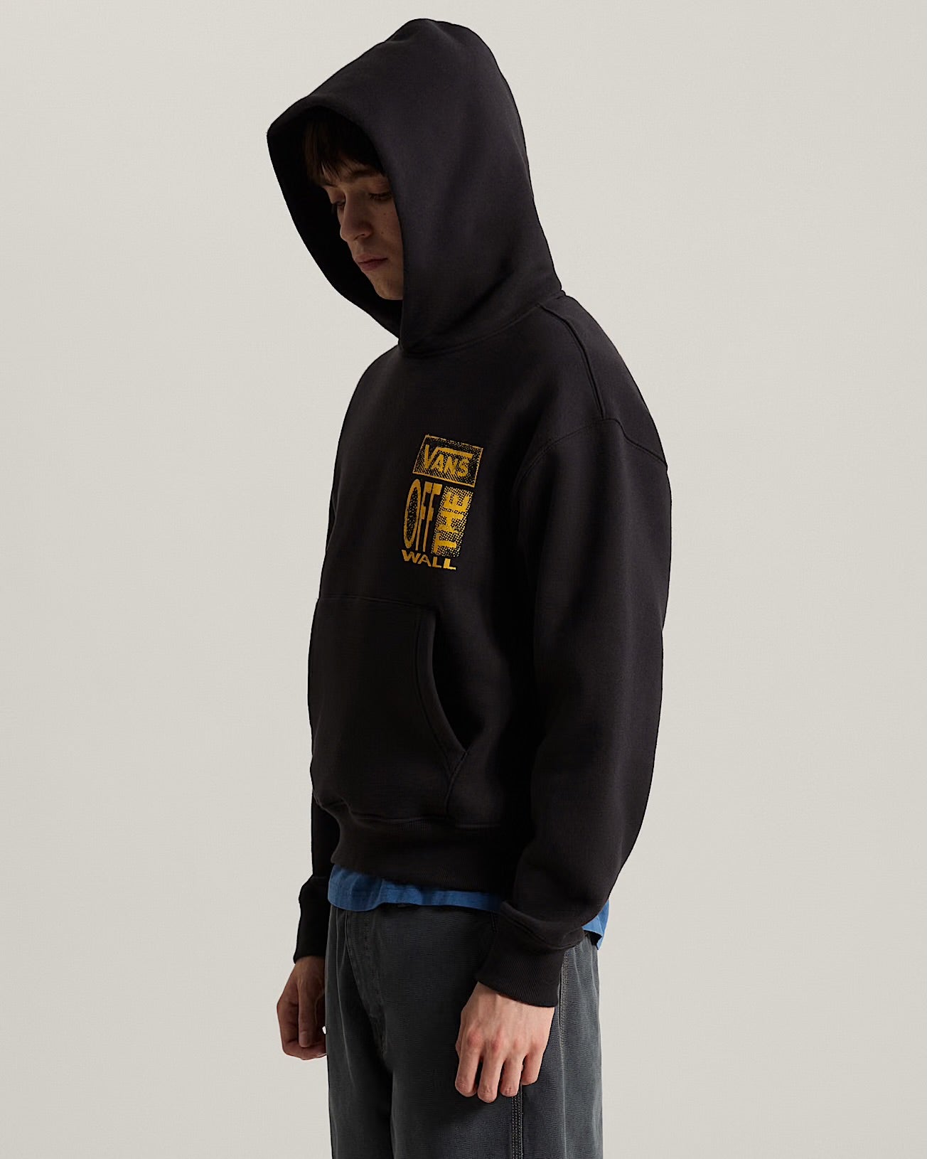 Vans cut and paste pullover black
