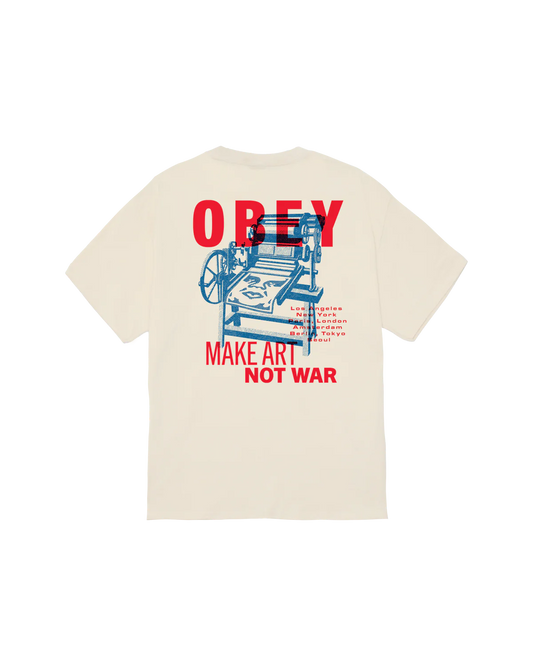 OBEY printing press t-shirt