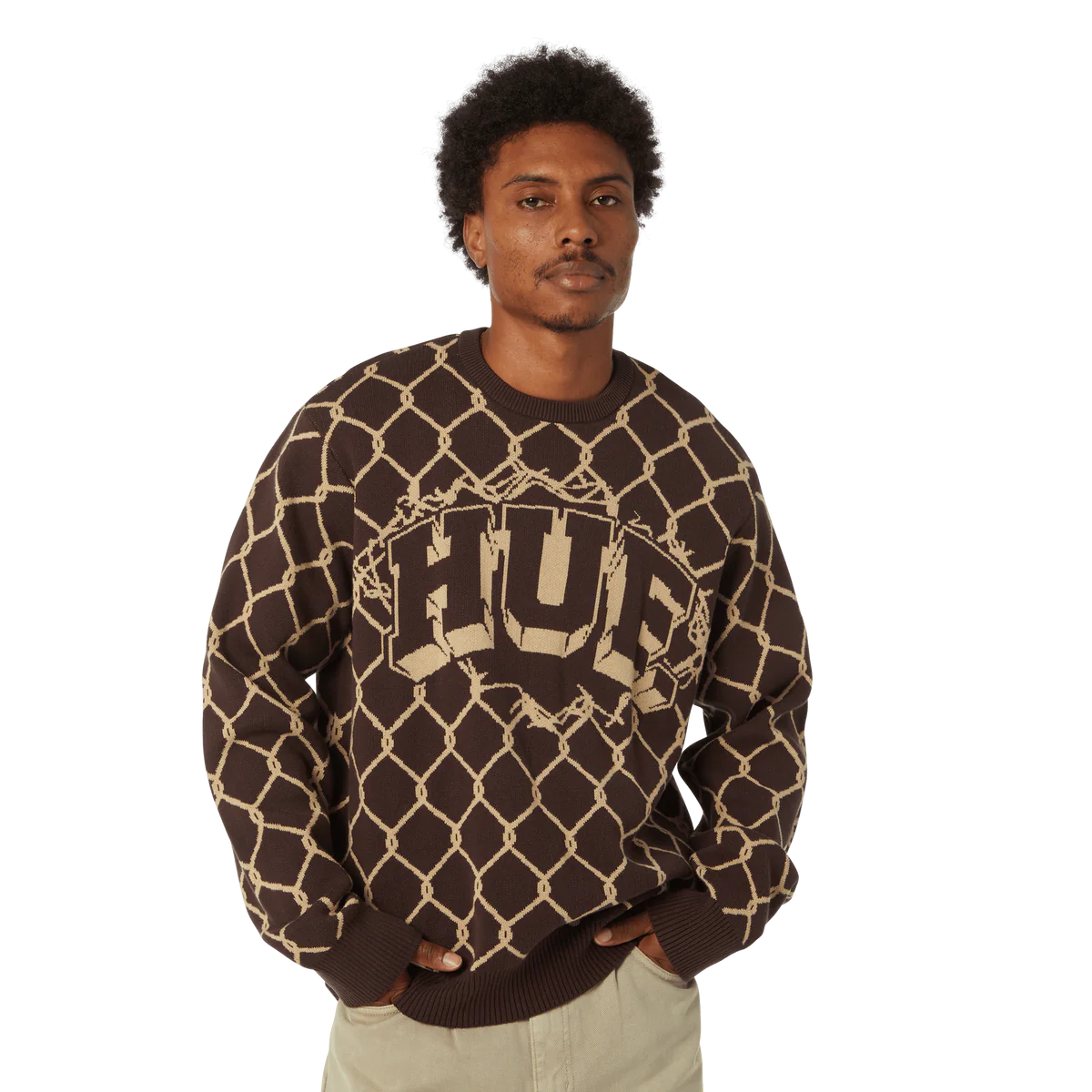 HUF BREAKTHROUGH CREWNECK SWEATER