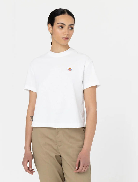 dickies oakport boxy ss tee white