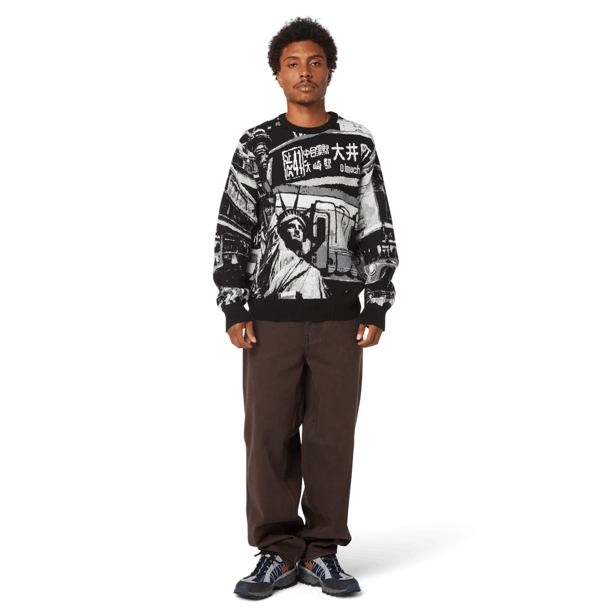 HUF WORLDWIDE COMMUTER SWEATER