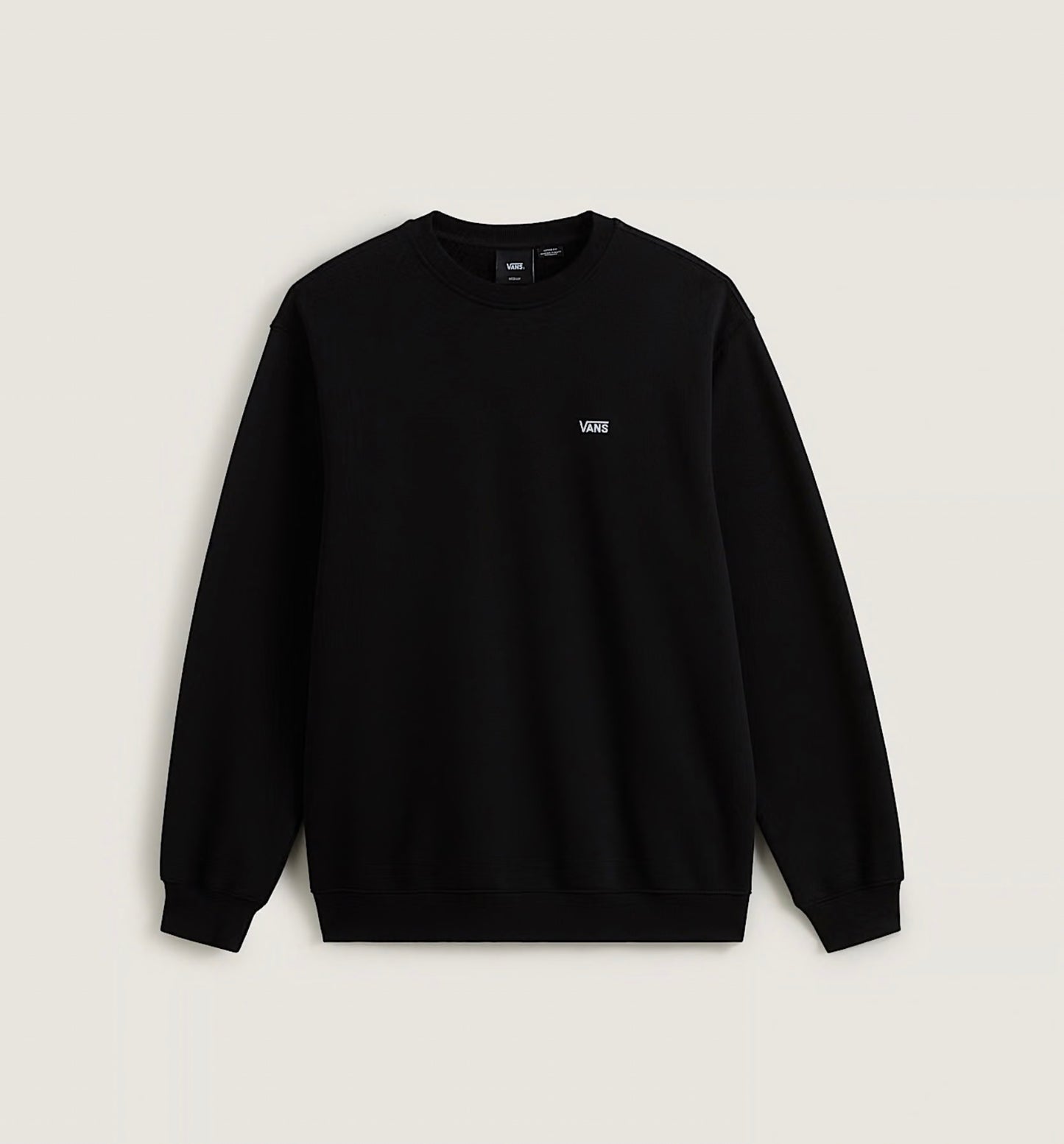 Vans left chest loose crew black