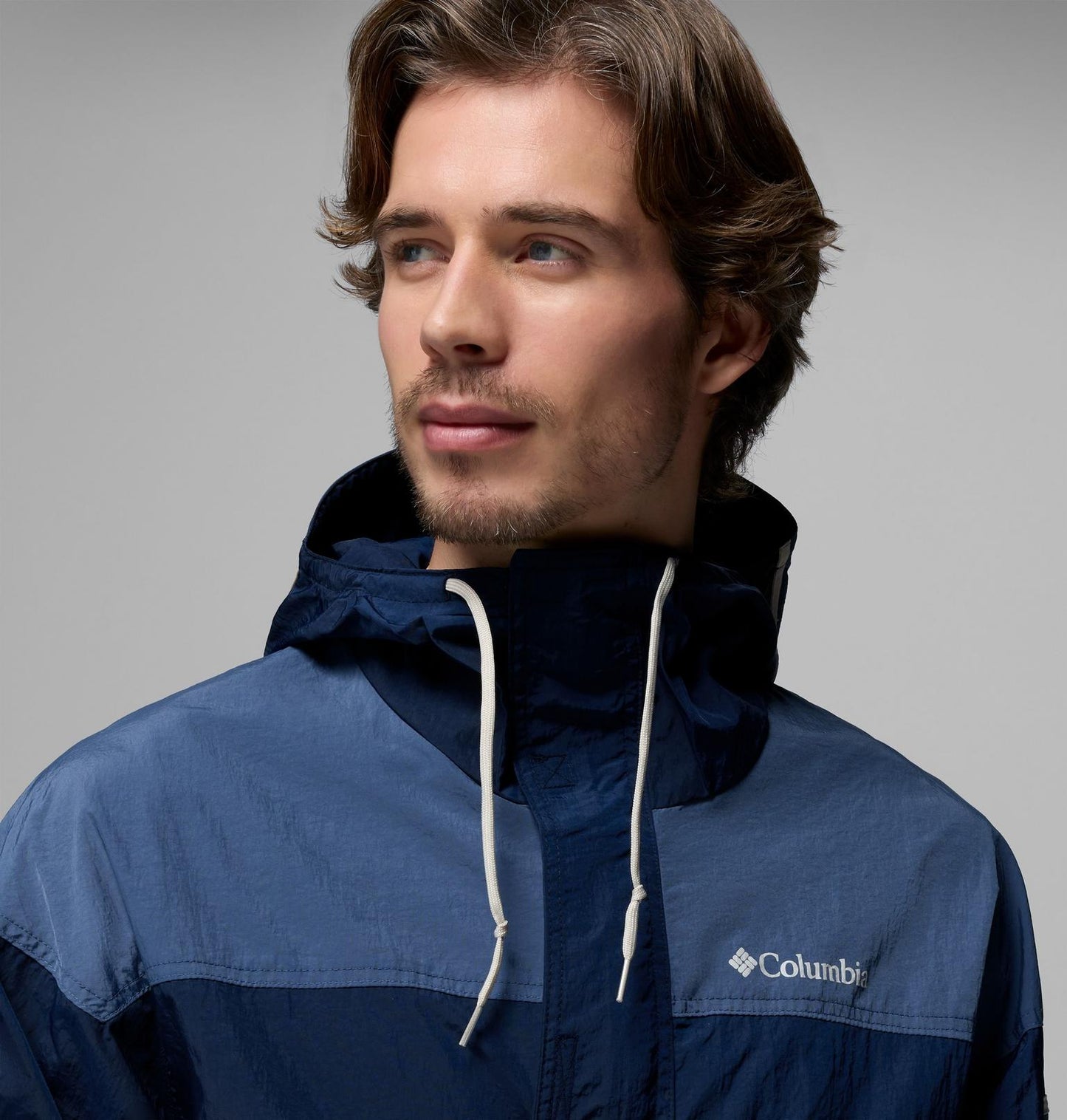 Columbia challenger windbreaker II blue