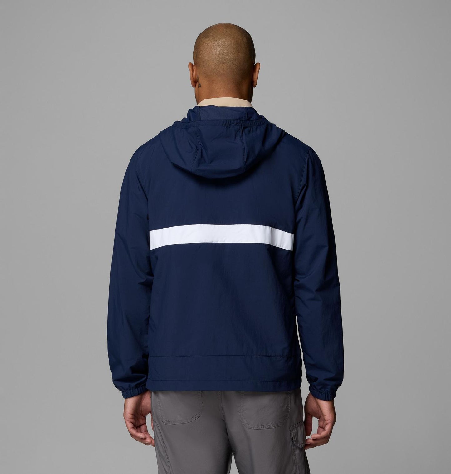 Columbia spire valley hooded windbreaker blue