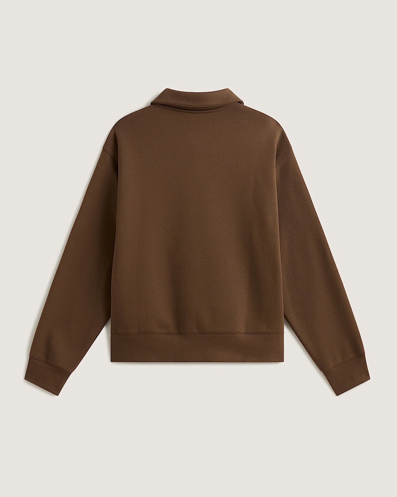 Vans polo fleece pull brown