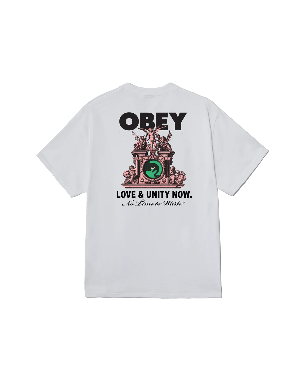 OBEY LOVE & UNITY NOW T-SHIRT WHITE