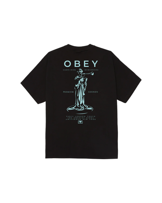 OBEY PREMIUM SOUND T-SHIRT BLACK