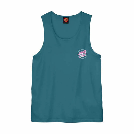 Santa Cruz partial dot vest teal